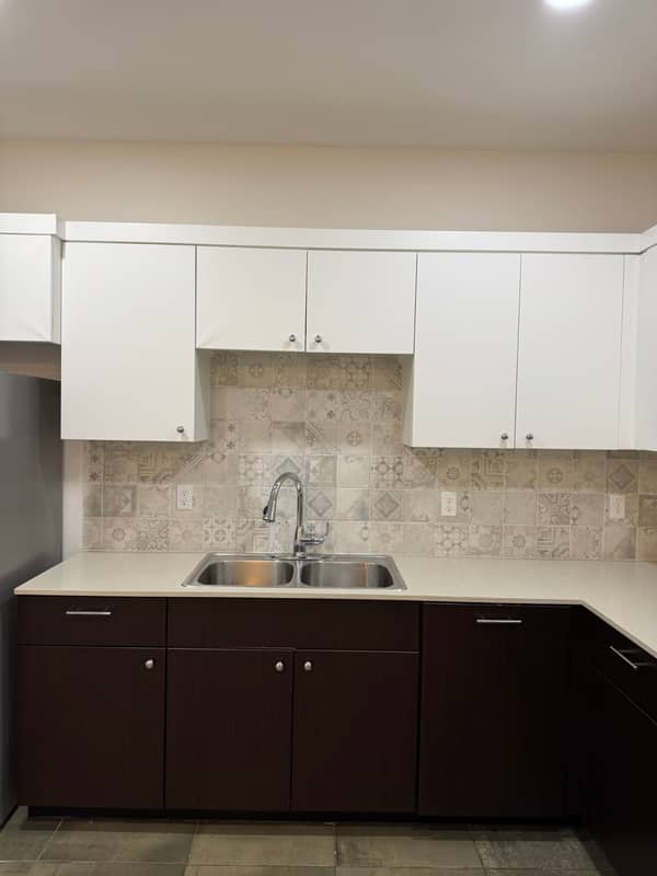 Kitchen sink and backsplash