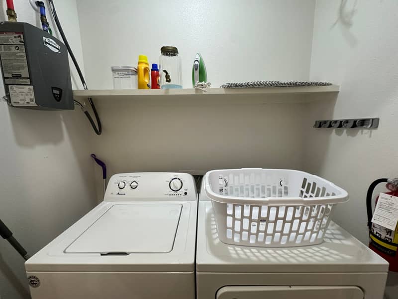 Washer and dryer in the apartment